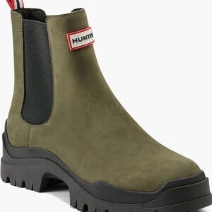 Hunter Women's Winica Waterproof Leather Chelsea Boots